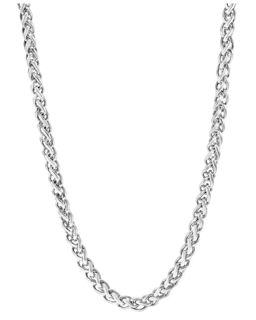 Blackjack Wheat Link 24 Chain Necklace Stainless