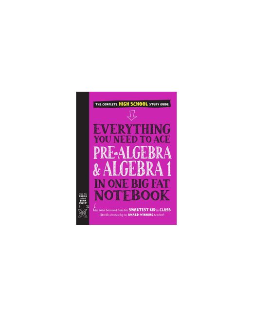 Barnes & Noble Everything You Need to Ace Pre-Algebra and Algebra I One Big Fat Notebook by Workman Publishing