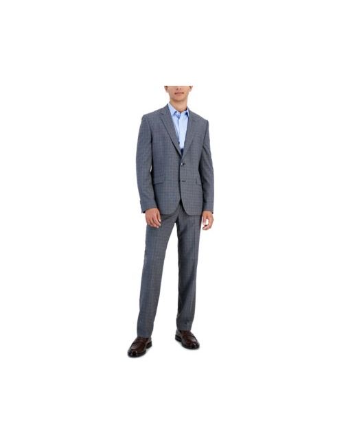 Hugo Boss By Boss Wool Blend Modern Fit Check Suit Separate