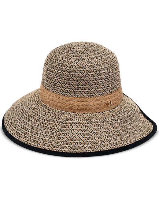 Giani Bernini Open-Back Mixed-Straw Panama Hat