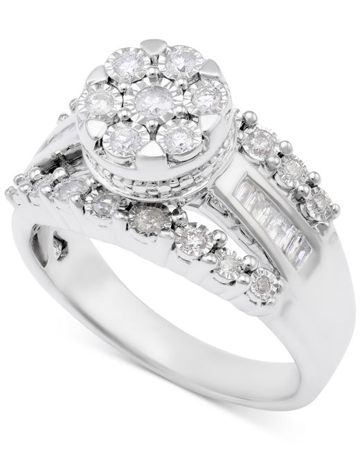 Promised Love Diamond Dome Cluster Promise Ring 1/2 ct. t.w.