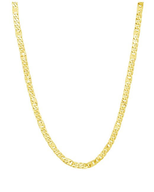 And Now This Diamond Cut Silver-Plated or 18K Plated Cuban Chain Necklace