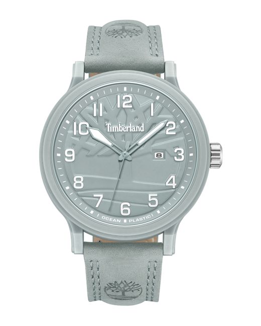 Timberland Quartz Driscoll Plastic Genuine Leather Watch 46mm