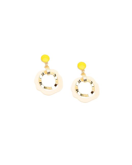 Sohi Circular Drop Earrings
