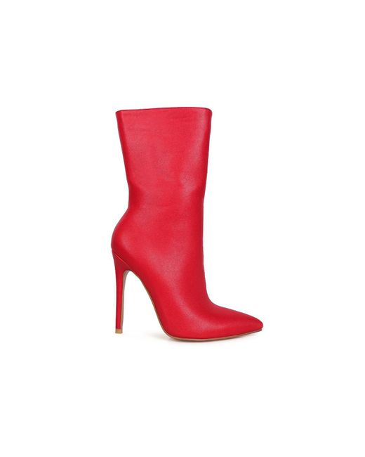 London Rag micah pointed toe stiletto high ankle boots