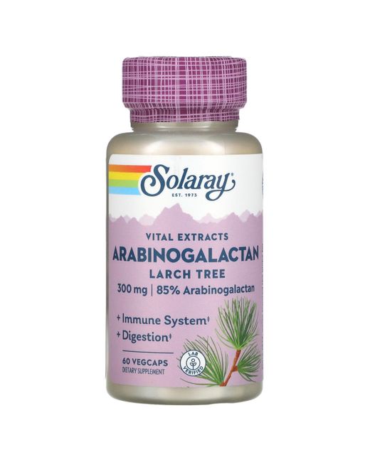 Solaray Arabinogalactan Larch Tree 300 mg Veg caps
