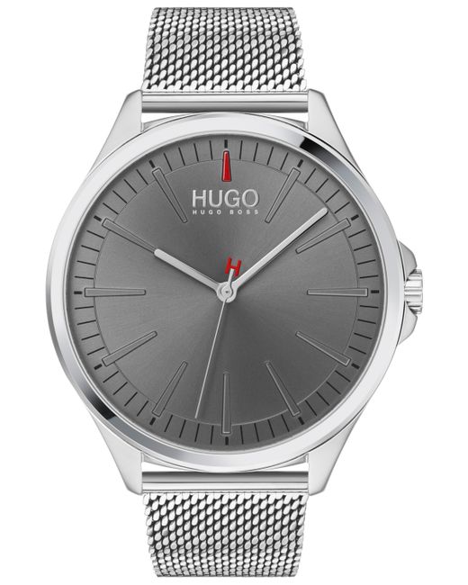 Hugo Boss Smash Stainless Steel Mesh Bracelet Watch 43mm