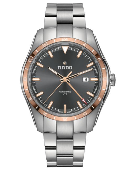 Rado Swiss Automatic HyperChrome Utc Two-Tone Stainless Steel Bracelet Watch 44mm