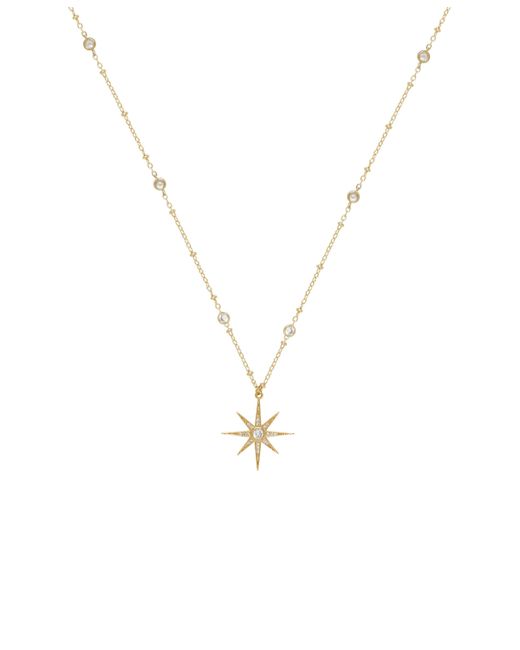 Ettika Crystal Chain Star Necklace