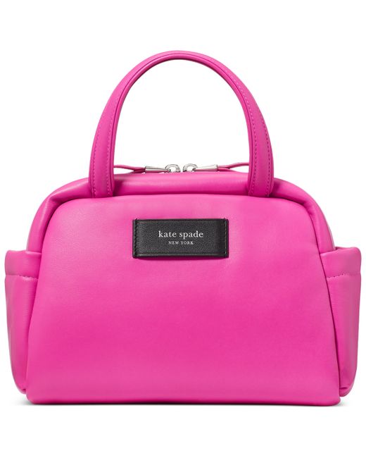 Kate Spade New York Puffed Smooth Leather Small Satchel