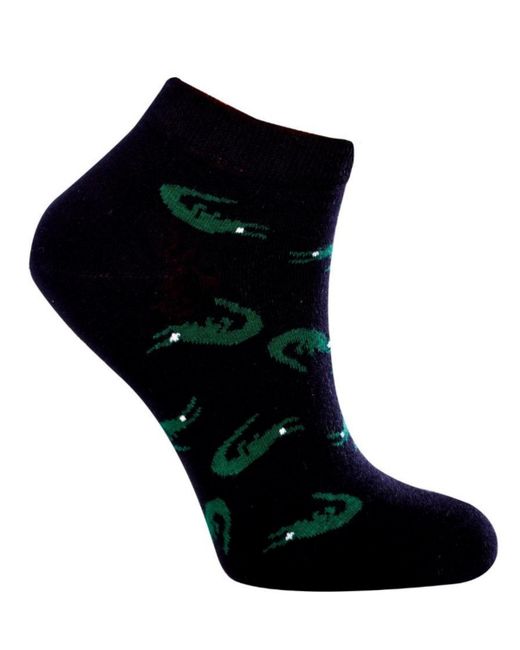 Love Sock Company Alligator W-Cotton Novelty Ankle Socks with Seamless Toe Pack of 1