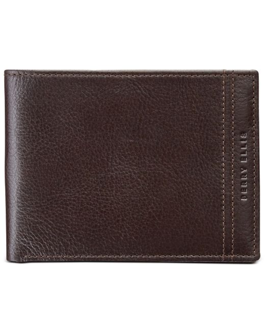 Perry Ellis Portfolio Rfid Leather Wallet