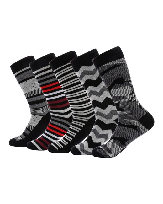 Mio Marino Groovy Designer Dress Socks Pack of 5