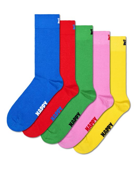 Happy Socks 5-Pack Solid Socks