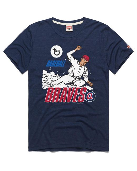 Homage x Topps Atlanta Braves Tri-Blend T-shirt