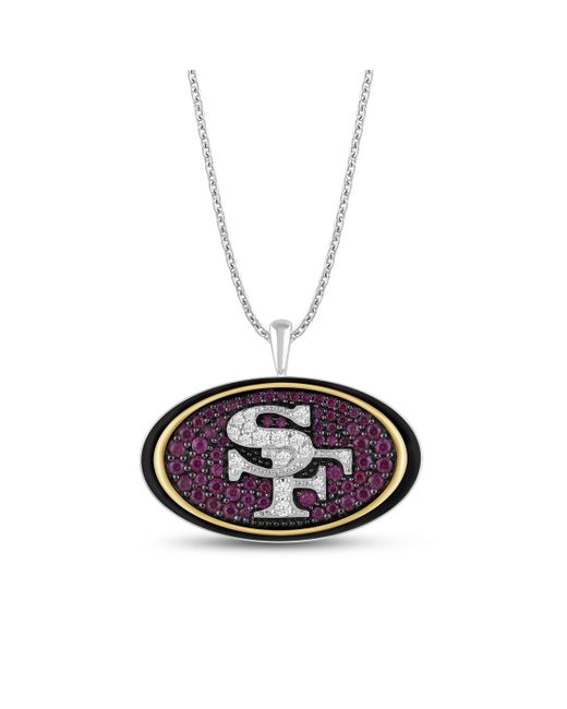 True Fan and San Francisco 49ers Team Necklace