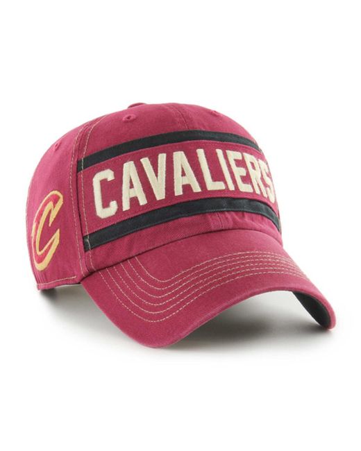 '47 Brand 47 Brand Distressed Cleveland Cavaliers Quick Snap Clean Up Adjustable Hat