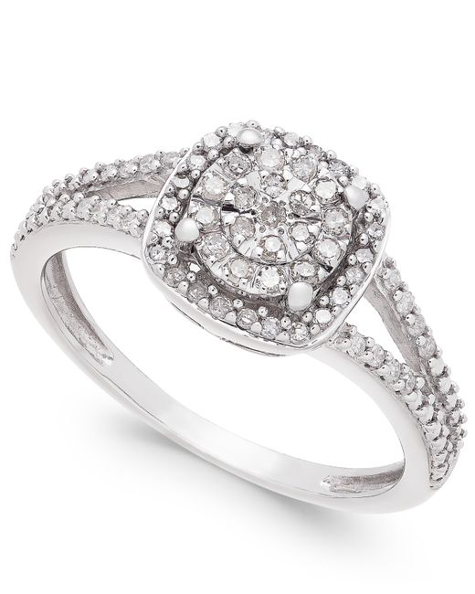 Promised Love Cushion-Cut Diamond Promise Ring 1/4 ct. t.w.