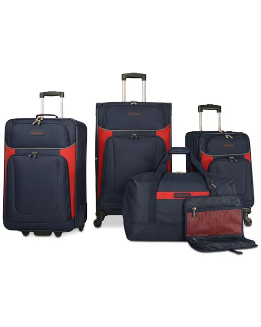 Nautica Oceanview 5-Pc. Luggage Set Created for Red