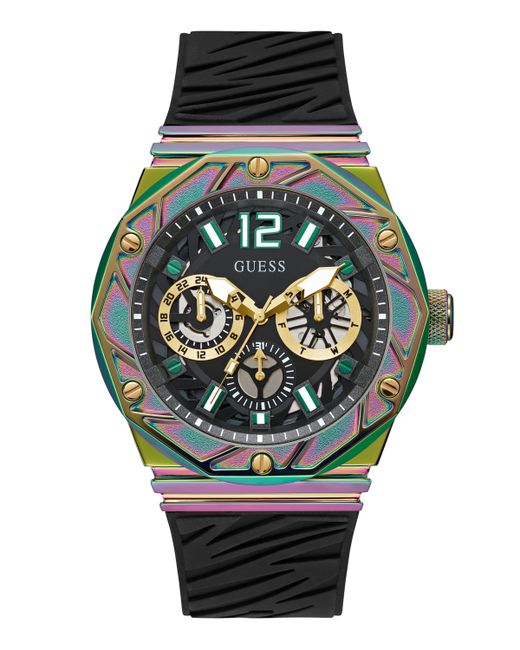 Guess Multi-Function Silicone Watch 47mm