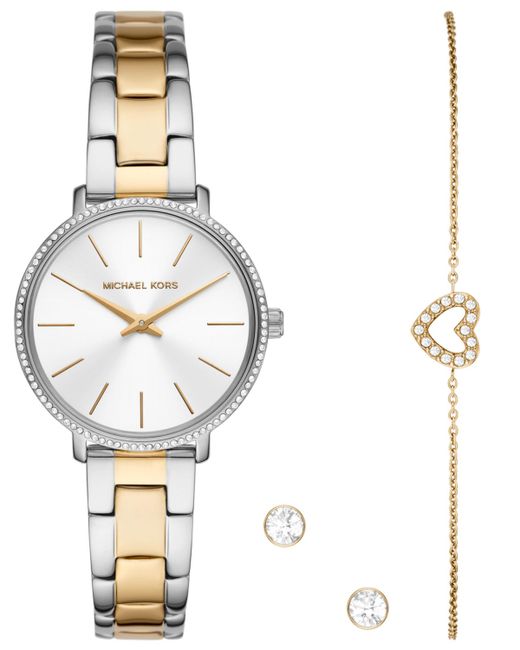 Michael Kors Pyper Stainless Bracelet Watch Gift Set