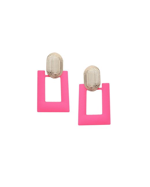 Sohi Geometric Drop Earrings
