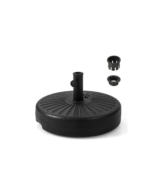 Slickblue 20 Inch Fillable Heavy-Duty Round Umbrella Base Stand