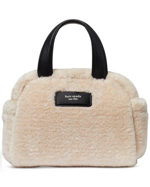 Kate Spade New York Apres Chic Faux Shearling Satchel