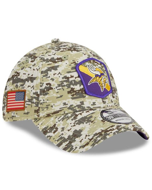 New Era Minnesota Vikings 2023 Salute To Service 39THIRTY Flex Hat