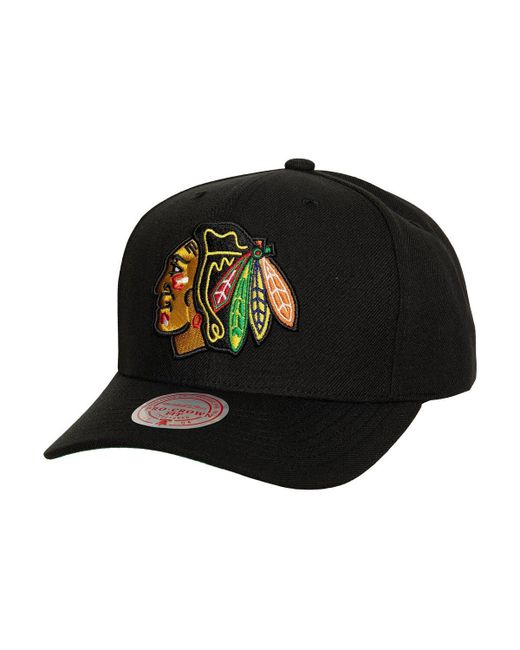 Mitchell & Ness Chicago Blackhawks Team Ground Pro Adjustable Hat