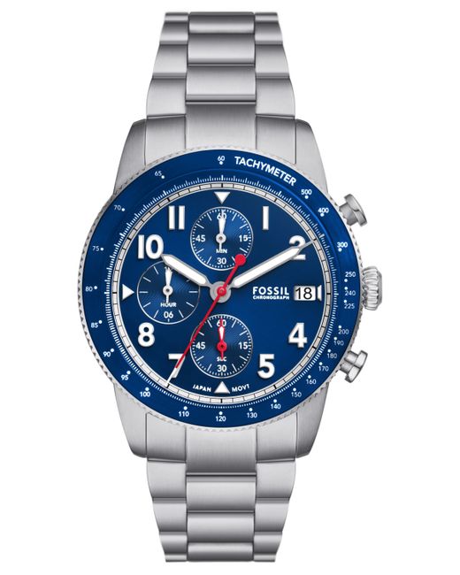 Fossil Sport Tourer Chronograph Stainless Steel Watch 42mm