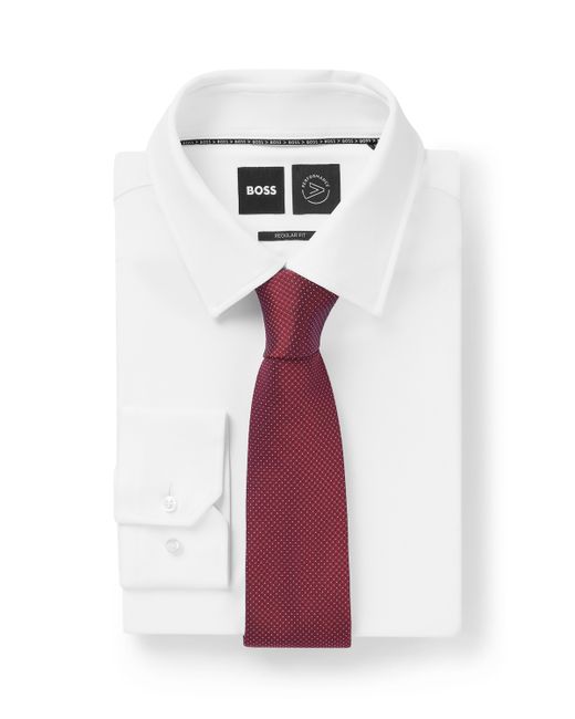 Hugo Boss Boss by All-Over Pattern Jacquard Tie
