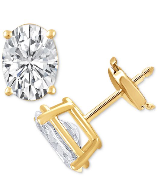 Badgley Mischka Certified Lab Grown Diamond Oval Stud Earrings 3 ct. t.w. 14k Gold