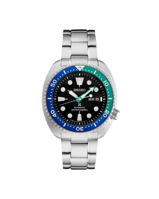 Seiko Automatic Prospex Divers Tropical Lagoon Stainless Steel Bracelet Watch 45mm