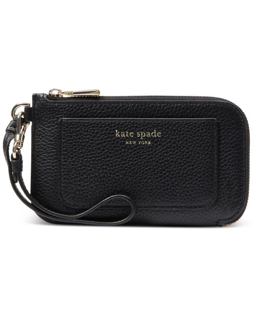 Kate Spade New York Ava Pebbled Coin Card Case Wristlet