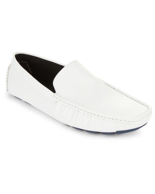 Unlisted Sound Textured Slip-On Driving Loafers