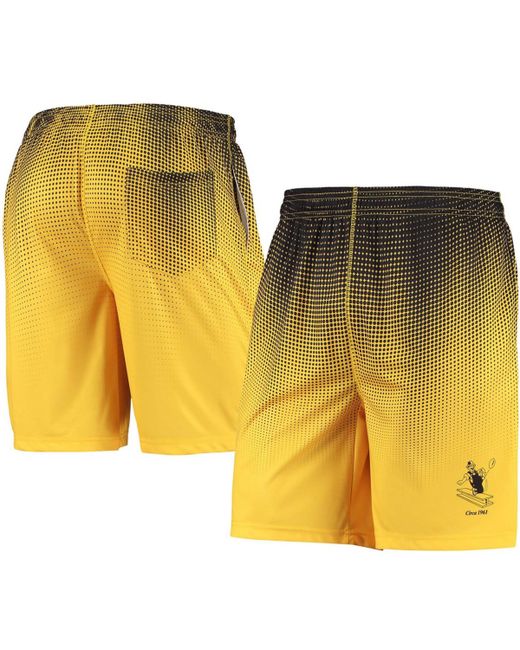 Foco and Gold-Tone Pittsburgh Steelers Historic Logo Pixel Gradient Training Shorts