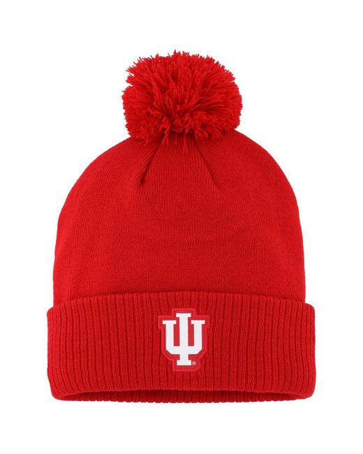 Adidas Indiana Hoosiers 2023 Sideline Cold.rdy Cuffed Knit Hat with Pom