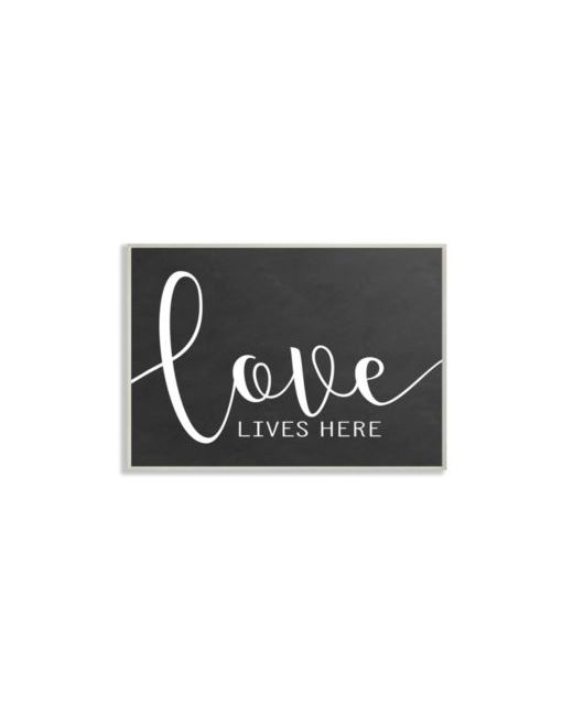 Stupell Industries Love Lives Here Wall Art Collection