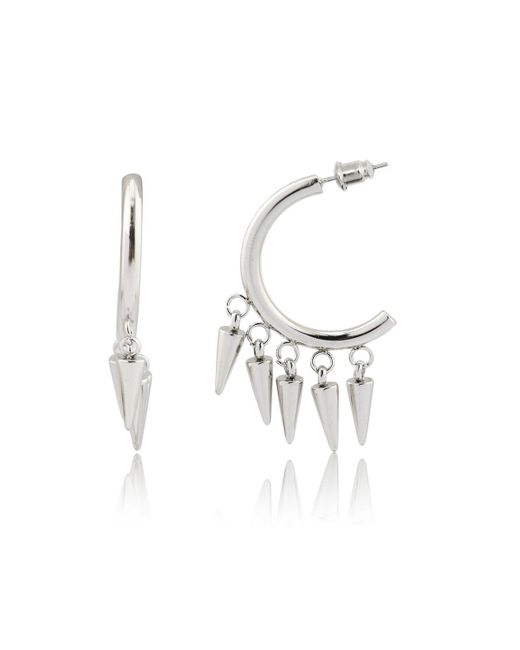 Rebl Jewelry Sinclair Spike Charm Earrings