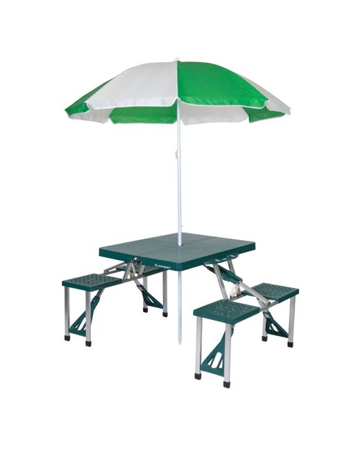 StanSport Stan sport Picnic Table and Umbrella Combo