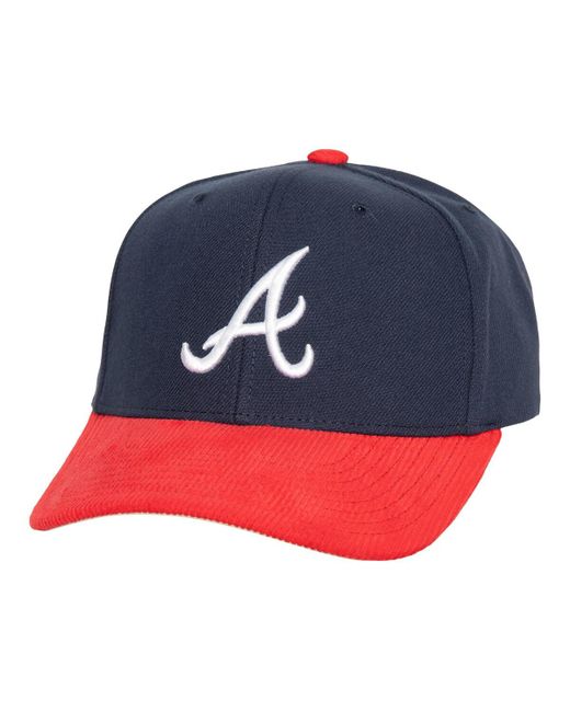 Mitchell & Ness Atlanta Braves Corduroy Pro Snapback Hat