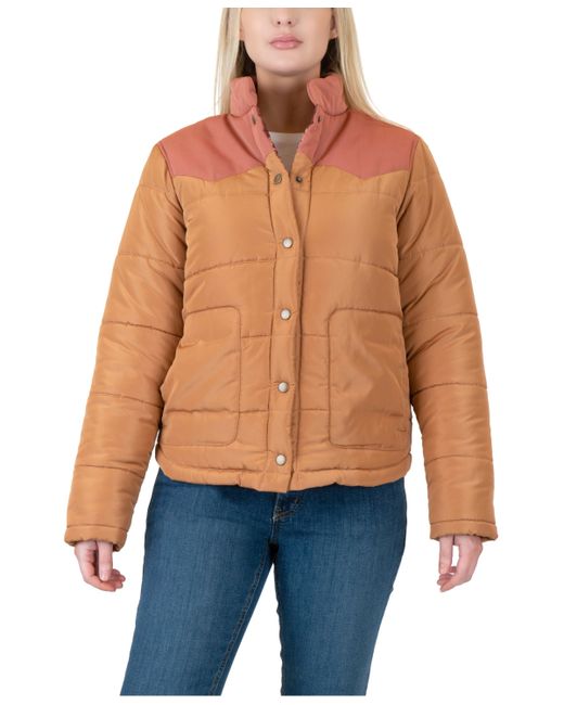 Mountain And Isles Channel Quilt Puffer Jacket