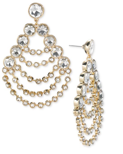 I.N.C. International Concepts Crystal Chandelier Drop Earrings Created for