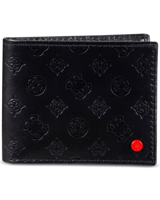 Guess Rfid Embossed Passcase Wallet