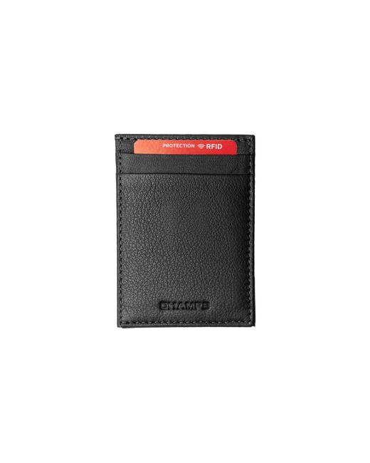 Champs Mag Hybrid Leather Rfid Card Holder Gift Box