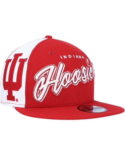 New Era Indiana Hoosiers Outright 9FIFTY Snapback Hat