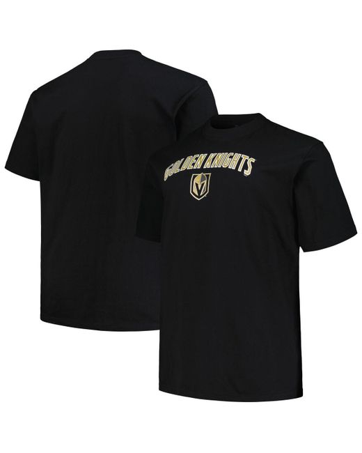 Profile Vegas Golden Knights Big and Tall Arch Over Logo T-shirt