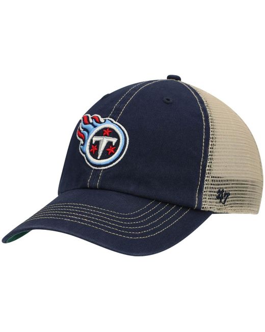 '47 Brand 47 Natural Tennessee Titans Trawler Trucker Clean Up Snapback Hat