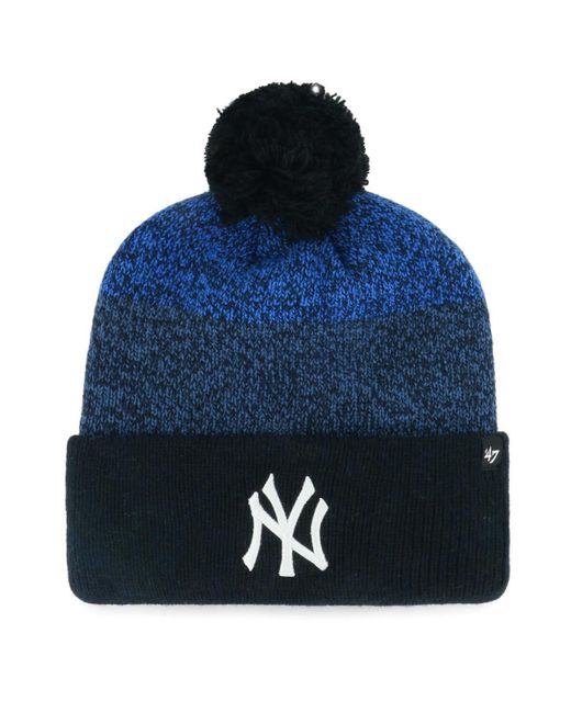 '47 Brand 47 Brand New York Yankees Darkfreeze Cuffed Knit Hat with Pom